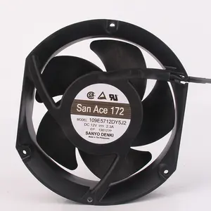 Sanyo 24V 48V DC12V 2.3a EC AC172X150X51mm 17cm 17251 Large air volume double ball centrifugal exhaust 109E5712DY5J2 cooling fan
