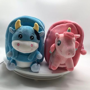Customized Blue Cow and Pink <b>Unicorn</b> Plush Pillows for Kids, Soft Stuffed Animal Toys, 11CM-30CM, Unisex, PP Cotton Filling - Product Image 2