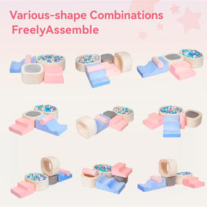 Peuter Indoor <span class=keywords><strong>Soft</strong></span> Klimset 6-pc-Safe Foam <span class=keywords><strong>Play</strong></span> Gym Met Ballenbak - Product Image 5