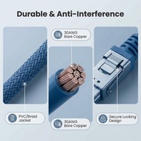 Cable Mini SAS de 0.5M 1M, 36P HD SFF-8643 SFF-8087 SFF-8482, 29 Pines 15 Pines, Conector de Datos 4 SATA, Controlador de Disco Duro, Transferencia de Datos TPE