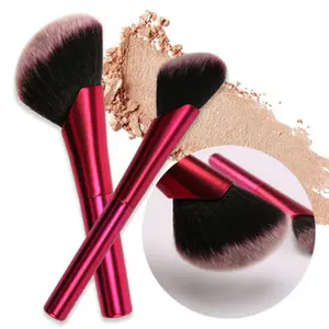 JDK Your Own Brand Makeup Brush Aluminum Ferrule Slant Angled Blush Brush Contour Brush Professional
