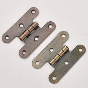 B-271H H Type Cabinet Hinge 55x36mm Iron Material Flush Mount Traditional Design - Product Image 1