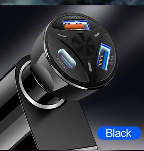 Multi Port Car Charger Dual <b>USB</b>+PD Car Charging PD Fast Charging <b>USB</b>+<b>Type</b>-<b>C</b> Interface Car Charging Head - Product Image 6