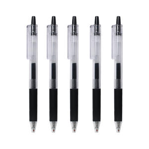 Refillable Retractable Plastic Gel Ink <b>Pens</b> Custom Fine Point Rollerball <b>Pens</b> for Office School - Product Image 1
