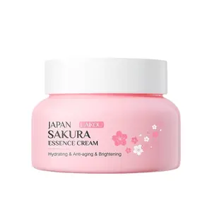 Laikou Japan Sakura Essential cream Vitamin C Brighten Anti Aging Hydrating Face Nourish Organic Facial Cream