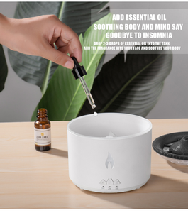 เครื่องพ่นไอน้ำแบบชาร์จไฟได้ รุ่นภูเขาไฟสีฟ้า พร้อมฟังก์ชั่นกระจายกลิ่นหอมสำหรับใช้ในบ้าน - Product Image 5