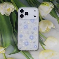 Funda Impermeable para Teléfono Móvil para X 13 14 15 16 17 Pro Max, Funda con Flores para Iphone 17, Samsung A03 A36 S26 Ultra A55 A04E