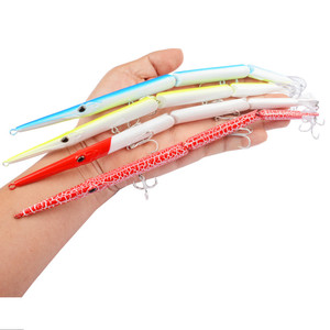 Esca Artificiale Luminosa a 3 Sezioni da 270mm 32.6g, Affondante, per Pesca al Branzino e Spigola Blu - Product Image 6