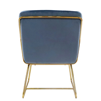 Fauteuil d'appoint moderne en tissu velours, design modulaire pour hôtel et chambre à coucher