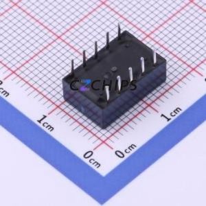 TQ2-4.5V Signal Relay DIP,9x14mm Relay 4.5V 2 Changeover: 2C (DPDT-Changeover)::: 110V-DC/125V-AC Silver + Gold Plated - Product Image 2