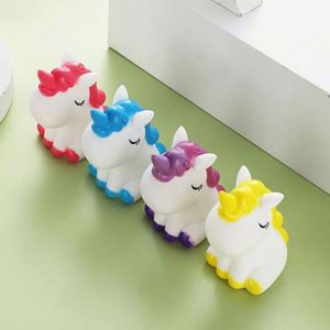 Custom Logo Wholesale High-Realistic Horse Thumb Doll Plastic Squeeze Sound Toy for Children <b>Bath</b> - Product Image 2