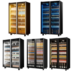 Sugornie bia chai Cooler tráng miệng bánh hiển thị tủ lạnh hiển thị tủ lạnh đồ uống mát cho bánh đồ uống cửa hàng tiện lợi - Product Image 3