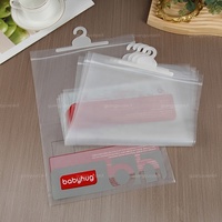 Sacs à fermeture éclair transparents personnalisés en plastique refermable pour vêtements, chaussettes, chaussures - Emballage réutilisable pour l'affichage des vêtements
