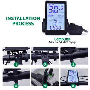 자전거 속도계 컴퓨터 슬림 유선 디자인 방수 디스플레이 배터리 절약 모드 자전거 속도 카운터 자전거 액세서리 - Product Image 5