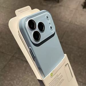 Custodia per telefono antiurto opaca soft-touch di nuovo stile avanzato con pellicola protettiva per obiettivo per <span class=keywords><strong>iPhone</strong></span> 17/16/15/14/<span class=keywords><strong>13</strong></span> <span class=keywords><strong>Pro</strong></span> Max, stile Ins - Product Image 3