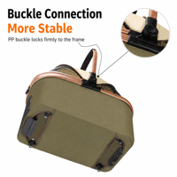 Poussette pliable et détachable pour animaux de compagnie 360 °   Poussette pour chien OEM avec frein à une touche, roues avant 5 cm + 5,5 cm, roues arrière