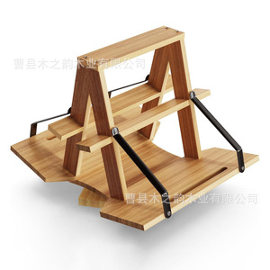 Wooden Reading <b>Stand</b> Desktop <b>Book</b> <b>Holder</b> For <b>Books</b> Office Study Support Simple Design - Product Image 5