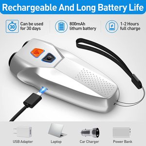 Repellente Ultrasuoni per Cani con Doppio Trasduttore, Luce LED Stroboscopica e Vibrazione, Portata 10-15M, Senza Scosse, Antiabbaio, Ricaricabile 800mAh - Product Image 3
