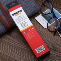 Commande personnalisée de boîtes d'emballage en papier pliantes recyclables boîte d'emballage de câble de données USB vente en gros