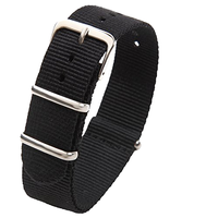 Bracelet de montre en toile de nylon rayée respirant et côtelé pour hommes et femmes, 16mm 18mm 20mm 22mm, vente en gros