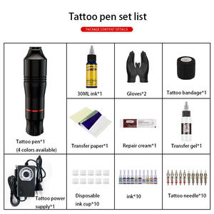 Ghostaxe <strong>Tattoo</strong> Kit Professional Starter <strong>Tattoo</strong> <strong>Machine</strong> Kit Rotary <strong>Tattoo</strong> <strong>Machine</strong> <strong>Set</strong> - Product Image 5