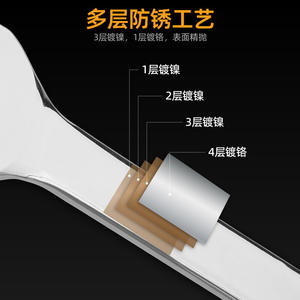 T10624 ประแจอเนกประสงค์ เมตริก เหล็กโครเมียมวาเนเดียม เกรดอุตสาหกรรม หัวเปิดหกเหลี่ยม 20 มม. 22 มม. 30 มม. 32 มม. - Product Image 3