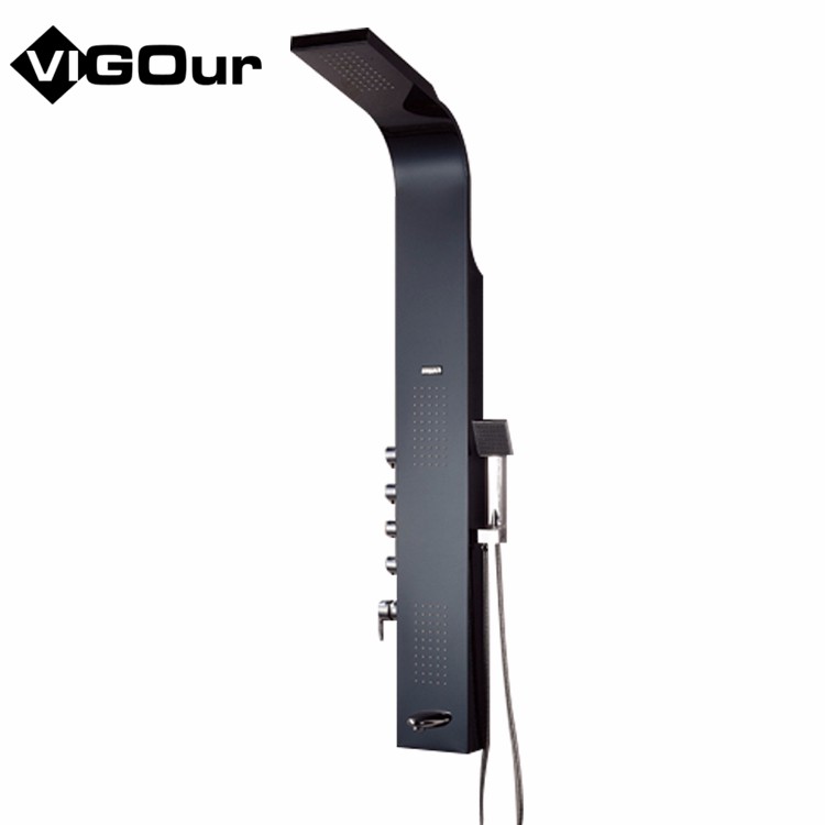 Лидер продаж, сантехника из нержавеющей стали, латунный дождевой смеситель для ванной комнаты, наборы смесителей для душа c