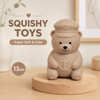 Nouveau jouet anti-stress en forme d'ours mignon, souple et à rebond rapide, idéal pour les cadeaux de fête, jouet de bureau, jouets promotionnels, boîte surprise
