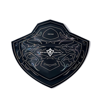 Op maat gemaakte die-cut 3,5g 7g matte zwarte Mylar zak met holografisch laserlijndesign voor snacks, snoep en ander voedsel