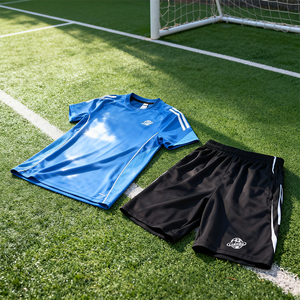 Traje <span class=keywords><strong>de</strong></span> Entrenamiento Personalizado <span class=keywords><strong>de</strong></span> Manga Corta para Adultos 2026, Uniforme <span class=keywords><strong>de</strong></span> Fútbol Personalizado para <span class=keywords><strong>Equipos</strong></span>, Chándal para Correr, Corte Automatizado - Product Image 3