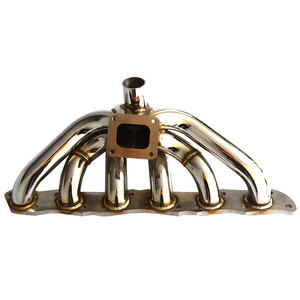 Collecteur de <span class=keywords><strong>turbo</strong></span> d'échappement de course en T-304 inoxydable de 3mm d'épaisseur pour Nissan Patrol Y61 TB48 - Product Image 2