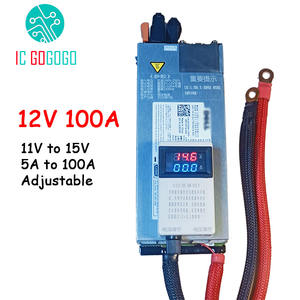 Cargador de 12V 100A, Ajustable de 11V a 15V, Corriente y Voltaje Ajustables, 12.6V 14.6V, para Baterías de Litio 3S Lipo Li-ion 4S 3.2V Lifepo4, Cargador de Litio para RV 50A - Product Image 1