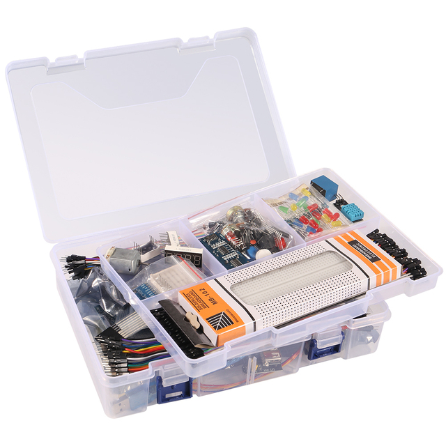 Starter Kit based on Arduino UNO R3 with Tutorial and Controller Board Compatible with Arduino UNO