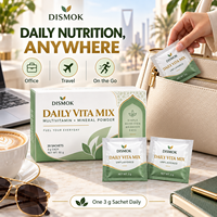 Poudre de multivitamines et de minéraux quotidiens sans sucre, sans arôme, pour préparation de boisson, 30 sachets, formule personnalisée OEM ODM