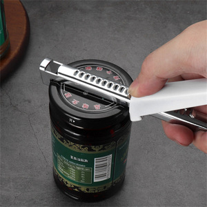 Sicherer edelstahlöffner einfache anwendung griffe verschließen rutschfest weiche griffen griff anpassbar einstellbarer dosenöffner - Product Image 3