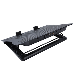 Nouveau produit <span class=keywords><strong>Momi</strong></span>, vente chaude, support de refroidissement pour ordinateur portable en plastique pliable avec <span class=keywords><strong>2</strong></span> ports USB - Product Image 3