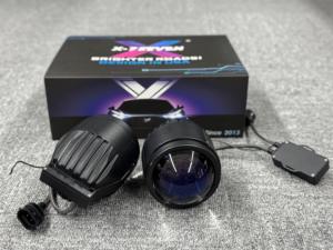 ไฟตัดหมอก X-7SEVEN ดีไซน์<span class=keywords><strong>ใหม่</strong></span><span class=keywords><strong>ล่าสุด</strong></span> 3 สี ขนาด 3 นิ้ว แบบ BiLED เลเซอร์ เลนส์เคลือบสีฟ้า 58W 62W ไฟสูง/ต่ำ 3000K 4000K 6000K โปรเจคเตอร์ไฟตัดหมอก - Product Image 2