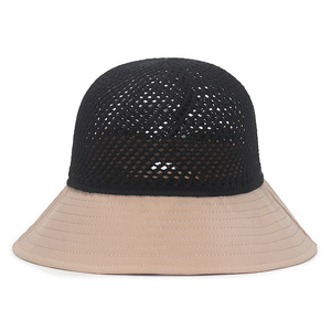 Summer Women's Breathable Fisherman Hat With <b>Bow</b> Tie Sun Protection Bucket Hat For Beach Outings Yellow Brick <b>Red</b> Color - Product Image 5
