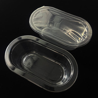 Wegwerp PET PP voedselcontainer blister vacuümvorming fruitverpakking tray op maat gemaakte transparante plastic verpakking tray voor durian