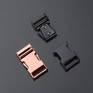 Hebilla de Liberación Lateral de Metal, Negra y Plateada, Resistente, para Accesorios de Bolsos - Product Image 3