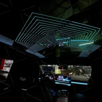 Toit ouvrant panoramique avec éclairage d'ambiance pour BMW Série 5 G60 |   Éclairage d'ambiance personnalisé pour voiture, 11 couleurs, compatible avec le système d'origine