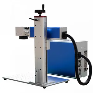 Hoge Kosten Prestatie 30W 50W 70W Fiber Laser Kleurmarkering Machine Draagbare Split Markering Machine