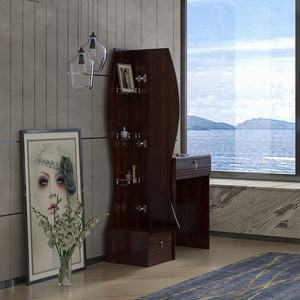 Table de toilette en bois avec miroirs, design 2022, <span class=keywords><strong>1</strong></span> mètre, marron, pour chambre à coucher, meubles de maison - Product Image 4