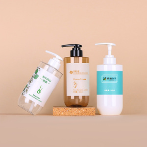 Sản Phẩm Mới Trong Kho 500Ml Dầu Gội Chai Nhựa Dầu Gội Đầu Và Điều Hòa Chai Hổ Phách Mờ Chai - Product Image 2