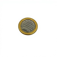 Filter Disc Baja Tahan Karat 200 Mikron, Tebal 3mm, Kawat Jaring Bulat untuk Katup Servo Cair