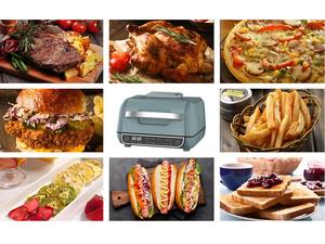 Nouvelle conception Ja Nin 8 en 1, gril à air multifonctionnel, vente directe d'usine, 1700W, machine de cuisson à air chaud <span class=keywords><strong>Gourmia</strong></span> - Product Image 4