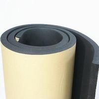 Rouleau d'isolation thermique en mousse de caoutchouc à cellules fermées auto-adhésif NBR PVC élastomère pour conduits CVC