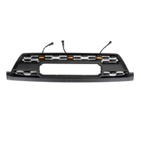 Calandre Avant Pour Grilles 4 Coureurs 2003-2005 Noir Mat Avec Lettres Avec ABS 3LED