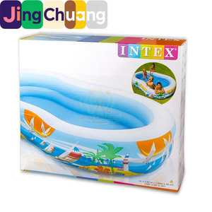 Piscine <span class=keywords><strong>gonflable</strong></span> en forme de 8 JingChuang56490, piscine familiale, piscine pour enfants à domicile - Product Image 4