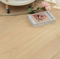 Plancher en bois massif multicouche en chêne blanc européen de haute qualité, planches larges, chêne blanc naturel, plancher en bois d'ingénierie en chêne